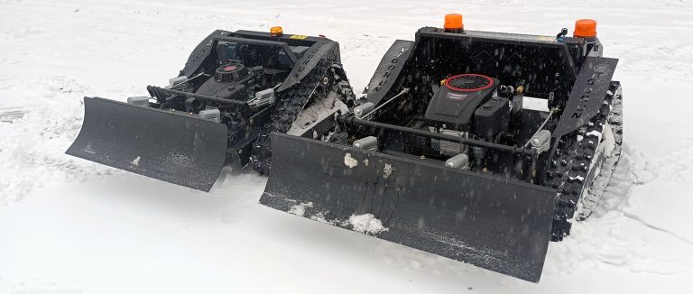 Remote controlled track-mounted grass cutter machine China manufacturer factory distributor