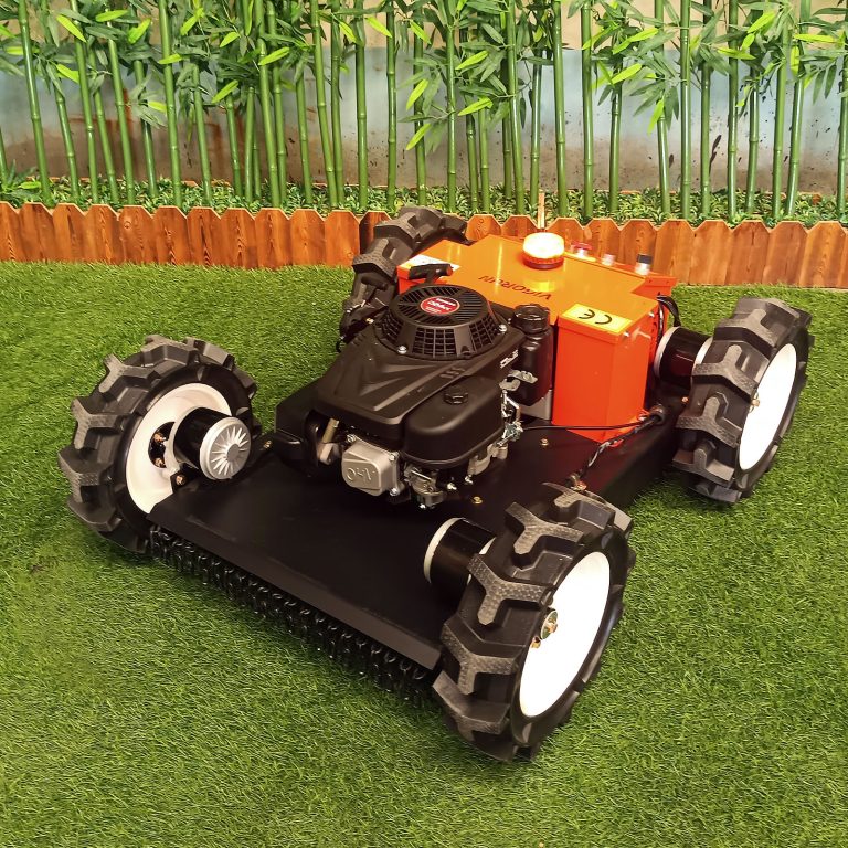 Radio controlled wheeled grass cutter machine China manufacturer factory distributor