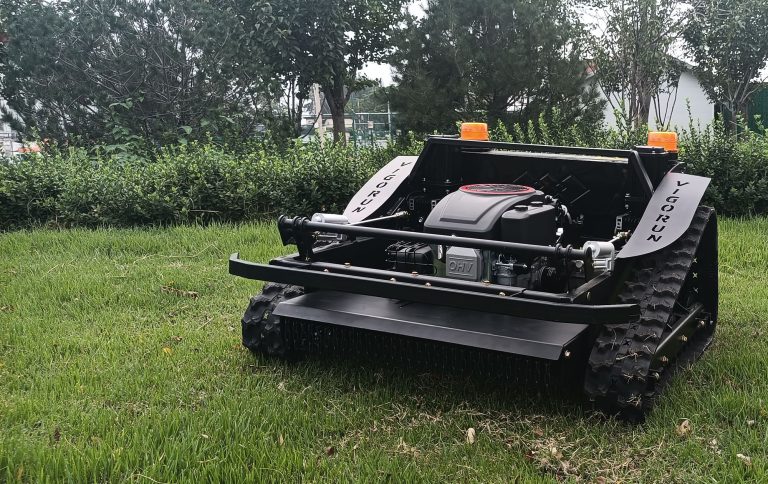 RC caterpillar lawn cutting machine China manufacturer factory distributor