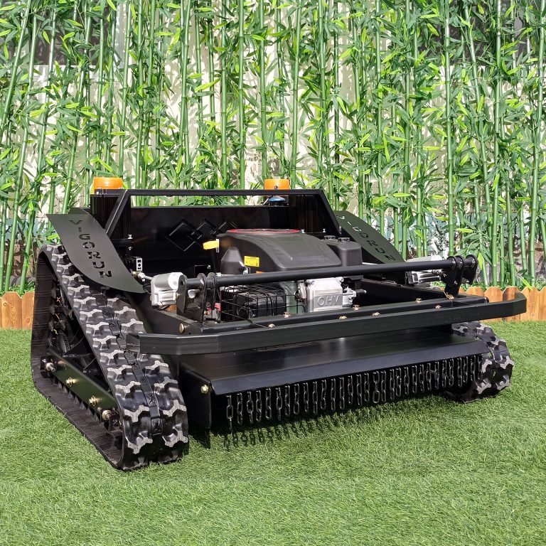 Remote controlled track cutting grass machine China manufacturer factory distributor