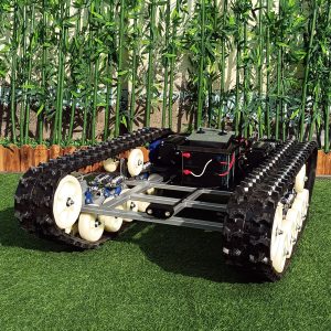 Shock-absorbing Suspension Remote Control Tank Robot Chassis (RTC300)