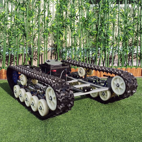 Shock-absorbing Suspension Remote Control Tank Robot Chassis (RTC300) - Image 2