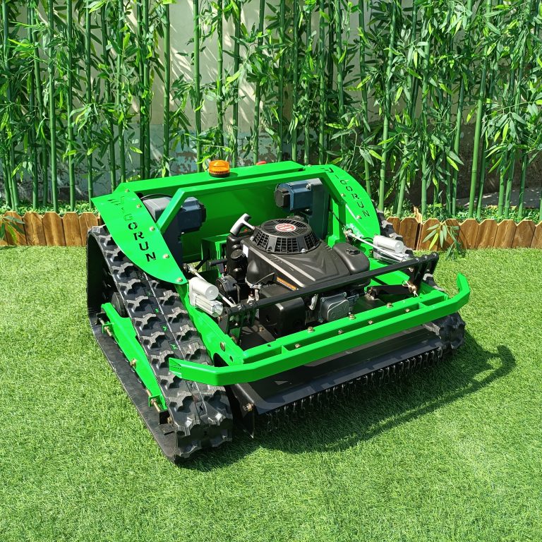 Remote controlled caterpillar grass trimmer China manufacturer factory distributor